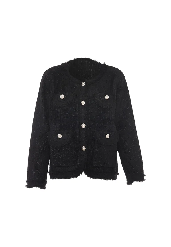 CO-BRANDED WITH CARNEA - Strickjacke - schwarz