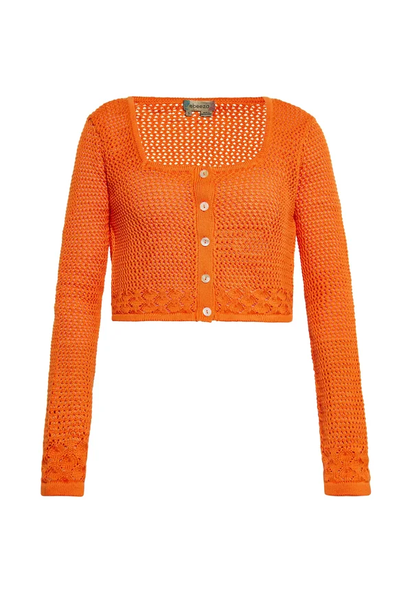 CO-BRANDED WITH EBEEZA - Strickjacke - orange