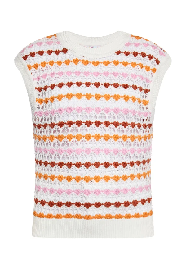 CO-BRANDED WITH EBEEZA - Strickpullover - orange mehrfarbig