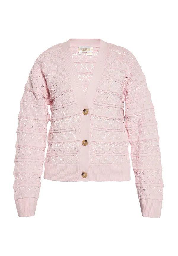 CO-BRANDED WITH GAYA - Strickjacke - hellrosa