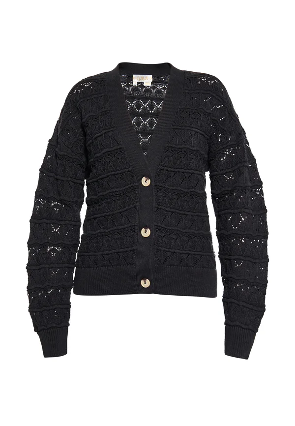 CO-BRANDED WITH GAYA - Strickjacke - schwarz