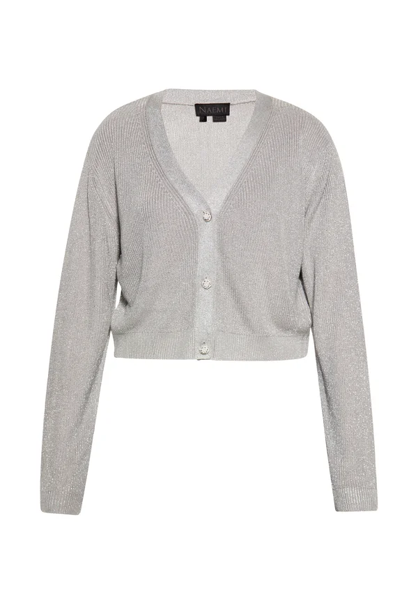 CO-BRANDED WITH NAEMI - Strickjacke - grau