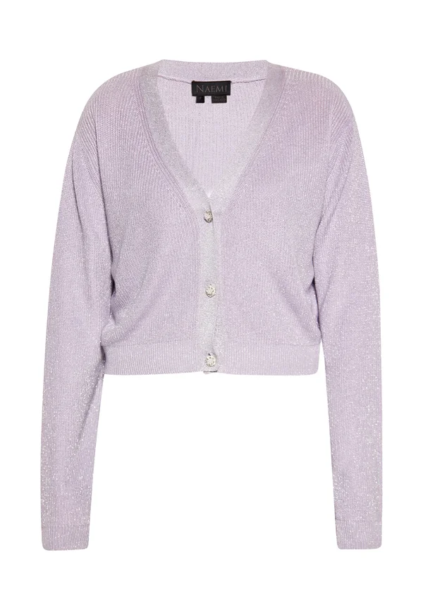 CO-BRANDED WITH NAEMI - Strickjacke - lavendel