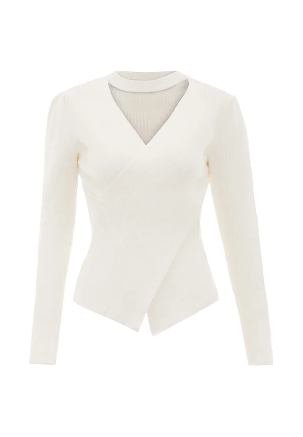 CO-BRANDED WITH NAEMI - Strickpullover - weiss