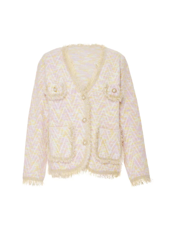 CO-BRANDED WITH NALLY - Strickjacke - flieder