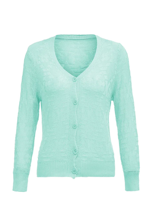 CO-BRANDED WITH NALLY - Strickjacke - lagune