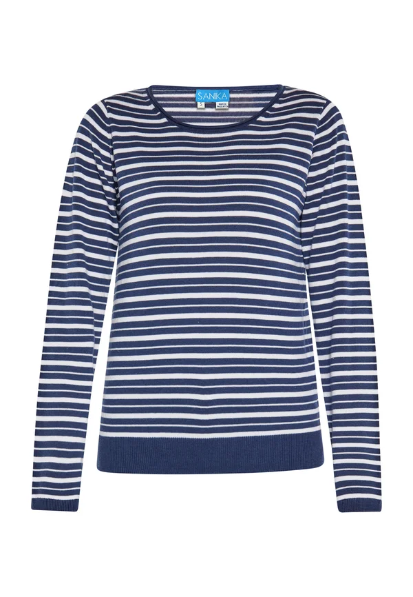CO-BRANDED WITH SANIKA - Strickpullover - marine weiss