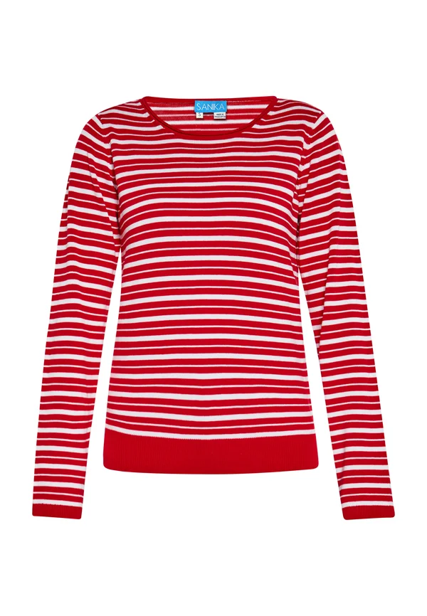 CO-BRANDED WITH SANIKA - Strickpullover - rot weiss