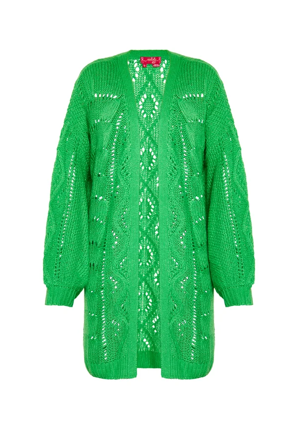 CO-BRANDED WITH SWIRLY - Strickjacke - grün