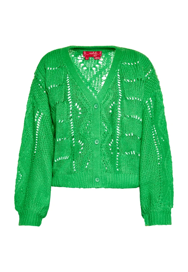 CO-BRANDED WITH SWIRLY - Strickjacke - grün