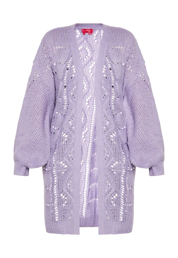 CO-BRANDED WITH SWIRLY - Strickjacke - lavendel