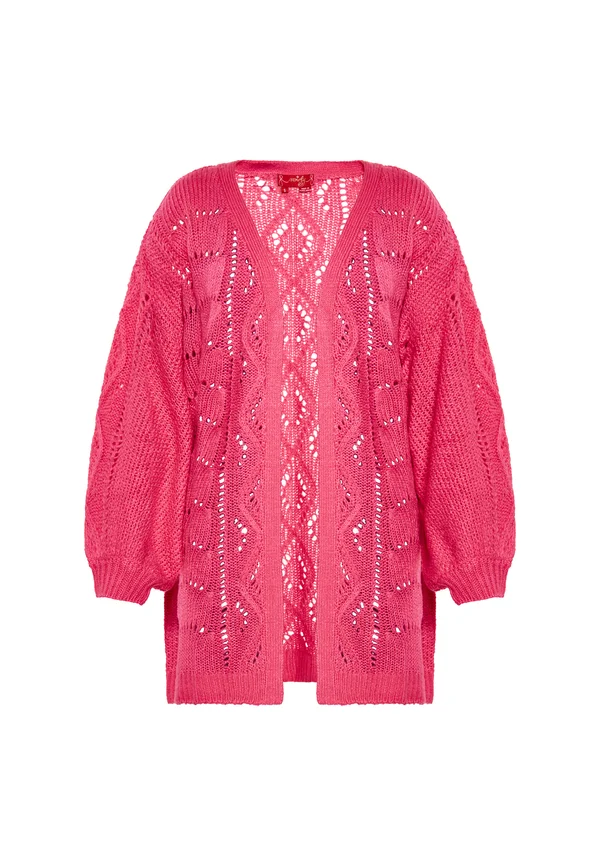 CO-BRANDED WITH SWIRLY - Strickjacke - pink