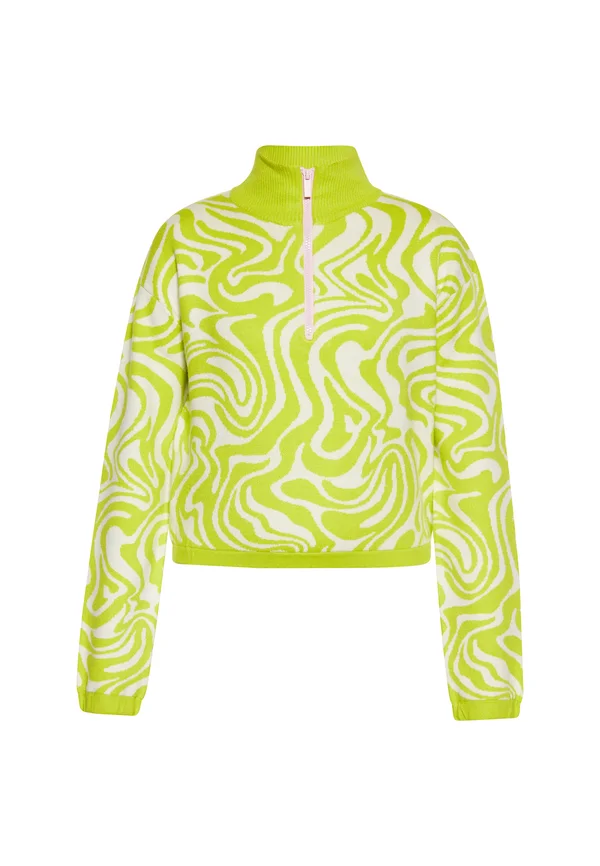 CO-BRANDED WITH SWIRLY - Strickpullover - wollweiss limette