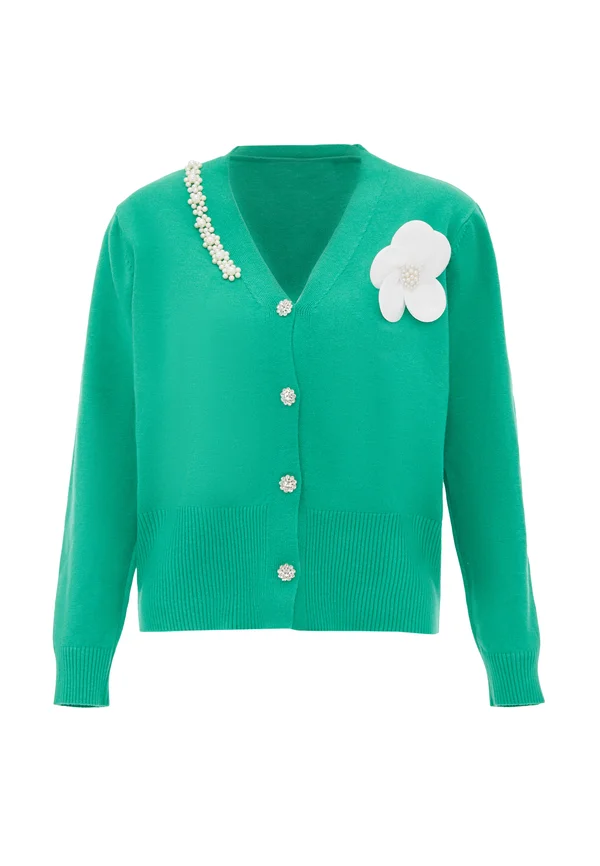 CO-BRANDED WITH ZITHA - Strickjacke - grün