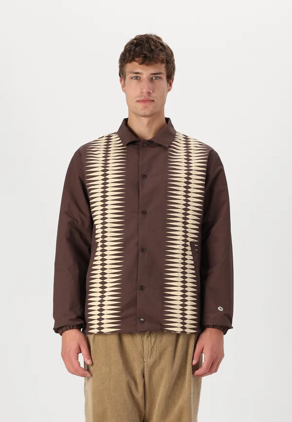 COACHES JACKET - Leichte Jacke - dark brown