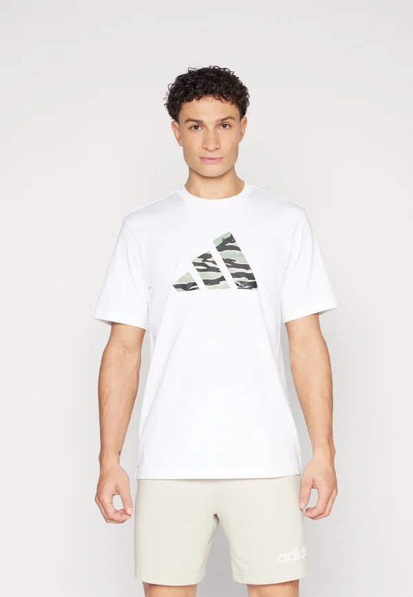 CODES CAMOUFLAGE GRAPHIC - T-Shirt print - white