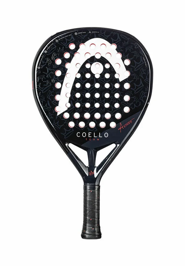 COELLO TEAM 2025 - Padel-Schläger - schwarz rot