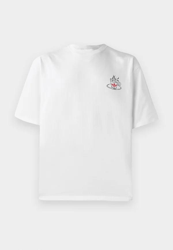 COFFEE TEE UNISEX - T-Shirt print - white