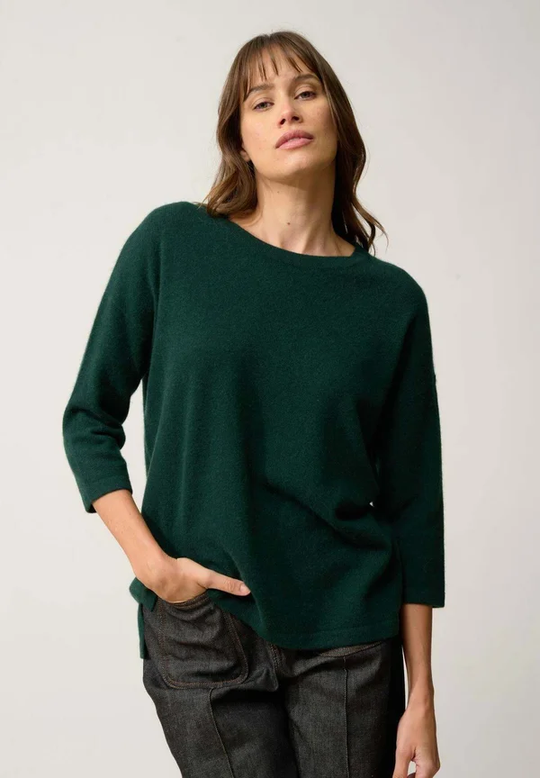 COL ROND - Strickpullover - cypress