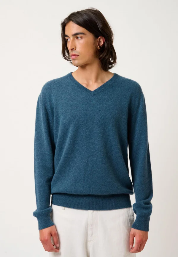 COL V - Strickpullover - green mottled duck