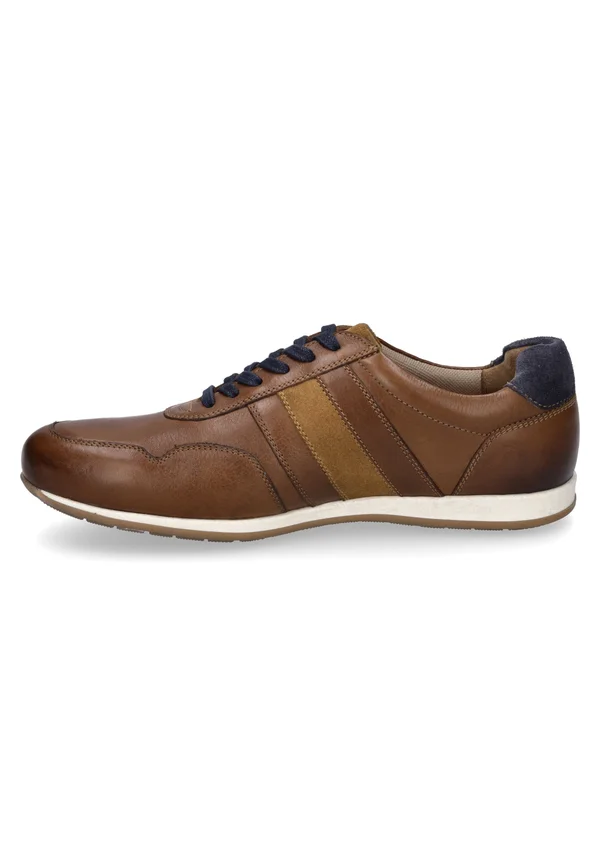COLBY - Sportlicher Schnürer - cognac kombi