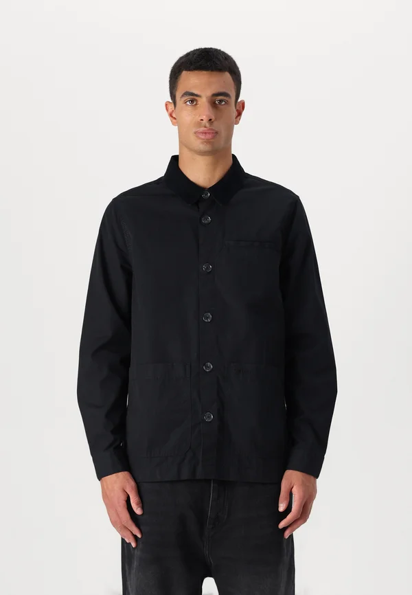 COLE TAILORED FIT OVERSHIRT - Leichte Jacke - black