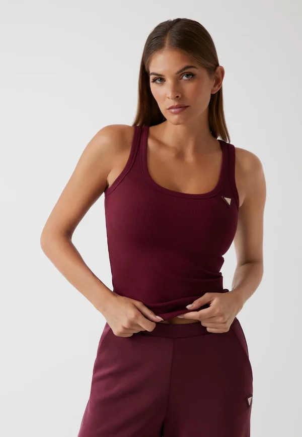 COLETTE TANK - Top - weinrot