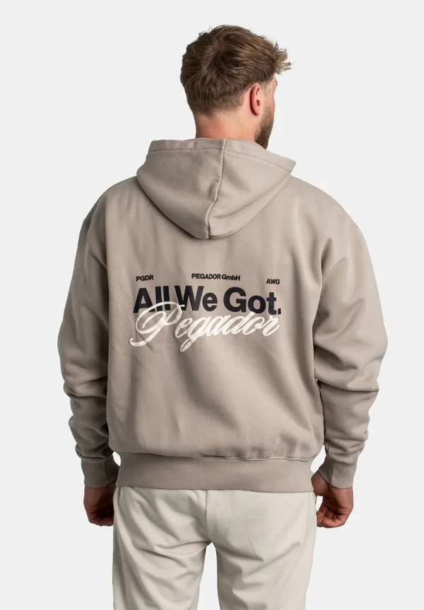 COLFA - Sweatjacke - washed dark stone