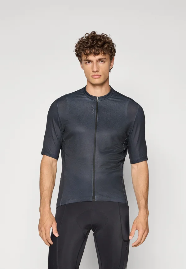 COLLAR FULL ZIP ESSENTIAL - Cycling-Trikot - black