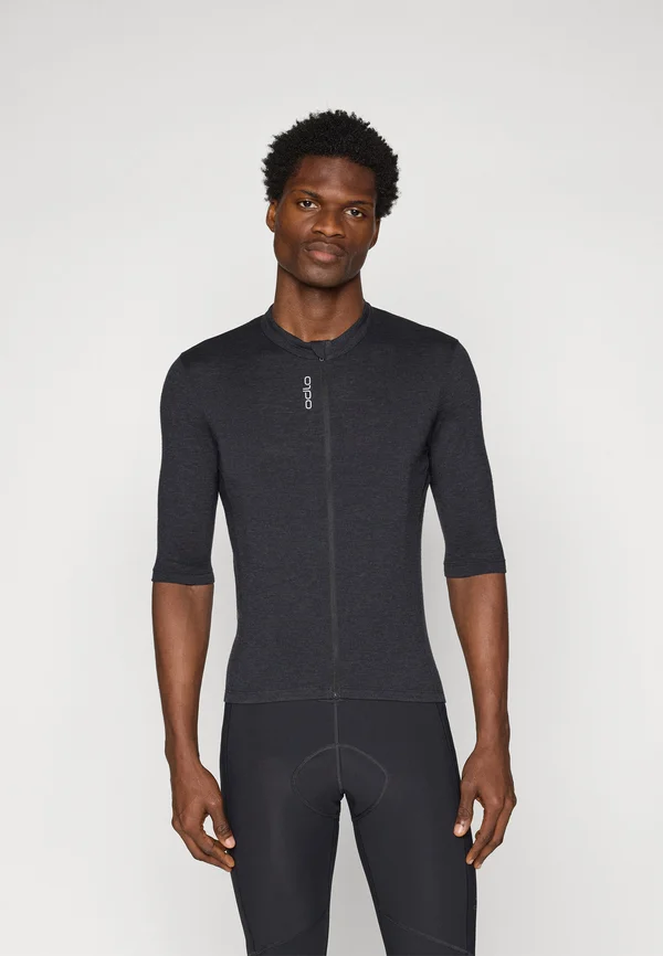 COLLAR FULL ZIP ZEROWEIGHT - Cycling-Trikot - black