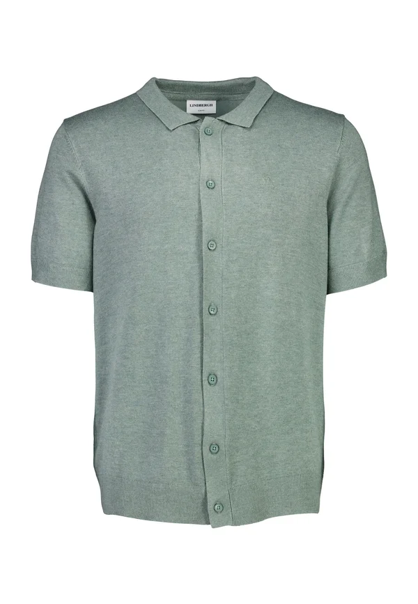COLLAR - Strickjacke - jade green mel