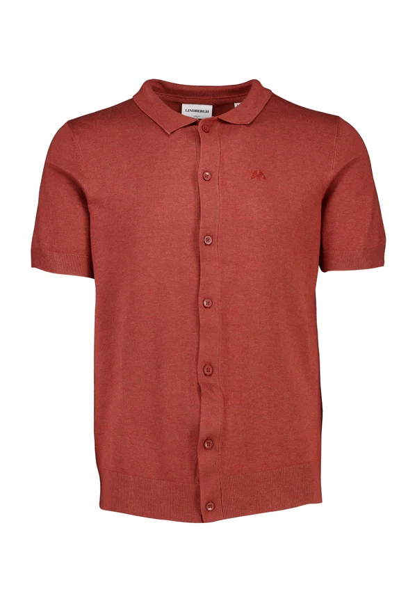 COLLAR - Strickjacke - red clay mel