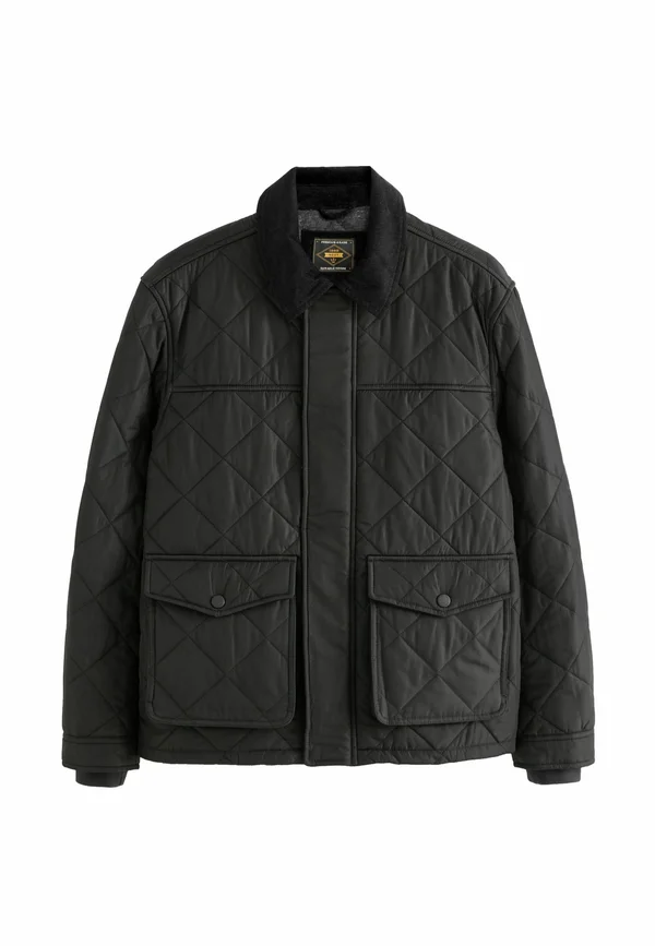 COLLARED REGULAR FIT - Übergangsjacke - black