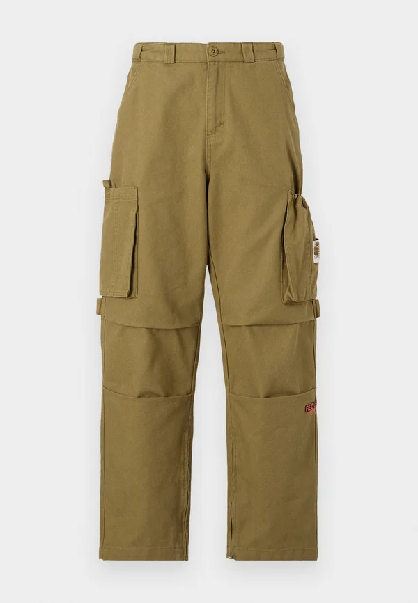 COLLECTIVE PANTS UNISEX - Cargohose - khaki