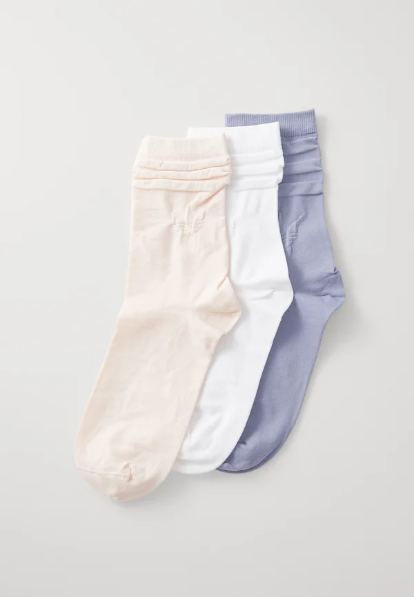 COLLECTIVE POWER MID-CUT CREW LENGTH 3 PAIRS - Socken - alumina/white/wonder quartz