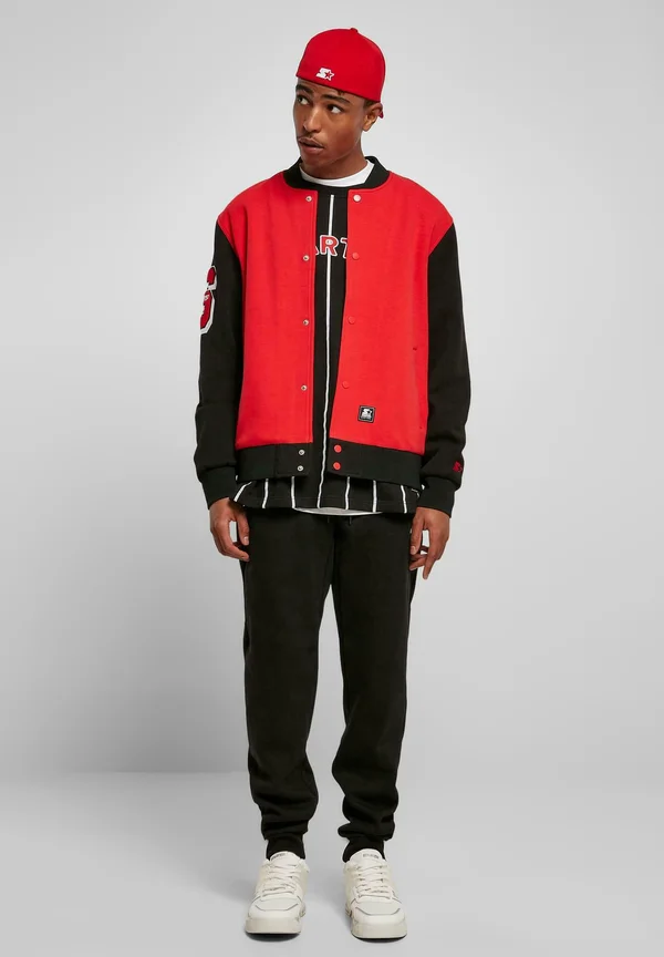COLLEGE - Übergangsjacke - cityred black