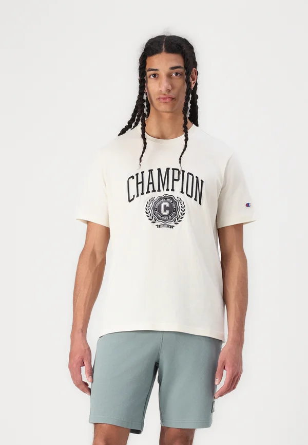 COLLEGE CREW NECK  - T-Shirt print - off white
