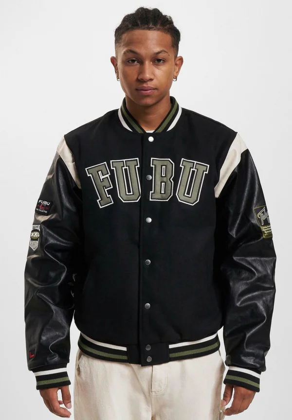 COLLEGE VARSITY - Bomberjacke - black