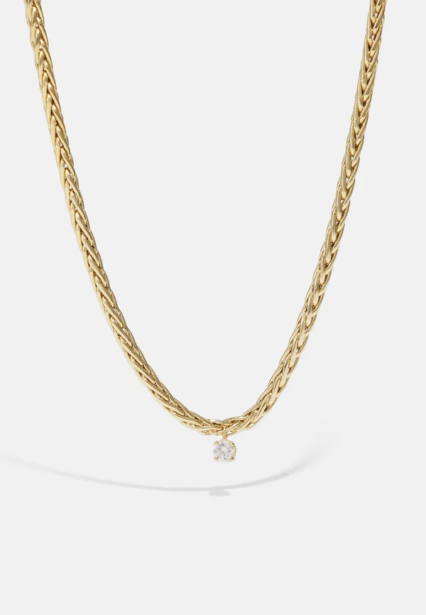 COLLIER PALMIER FLOTTANT ROND - Halskette - yellow gold-coloured