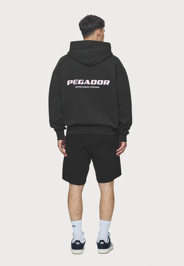 COLNE LOGO OVERSIZED JACKET - Sweatjacke - vintage black/bubblegum