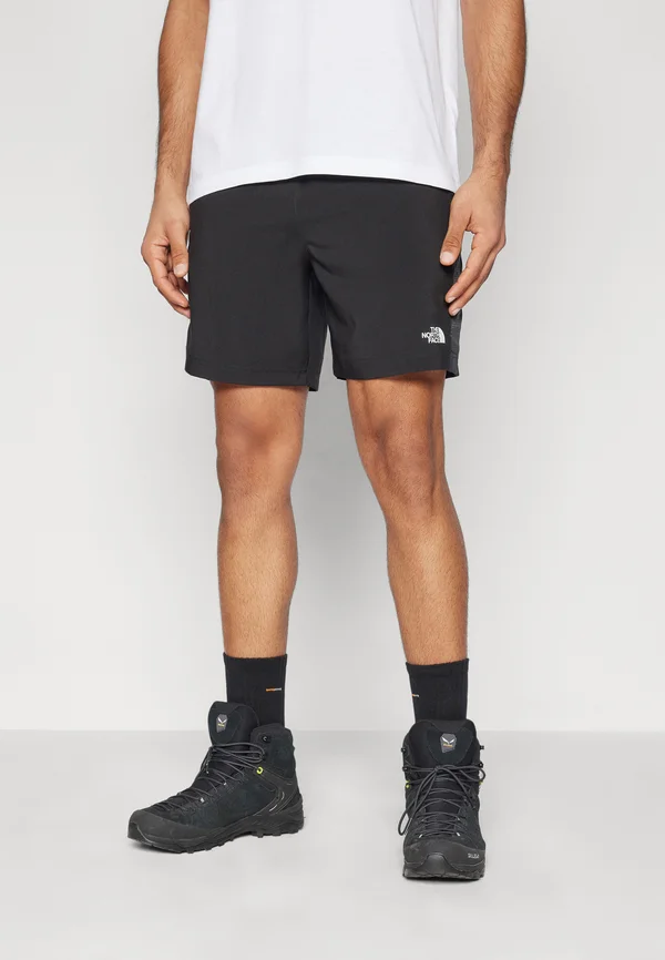 COLOR BLOCK  - Outdoor Shorts - black/asphalt grey