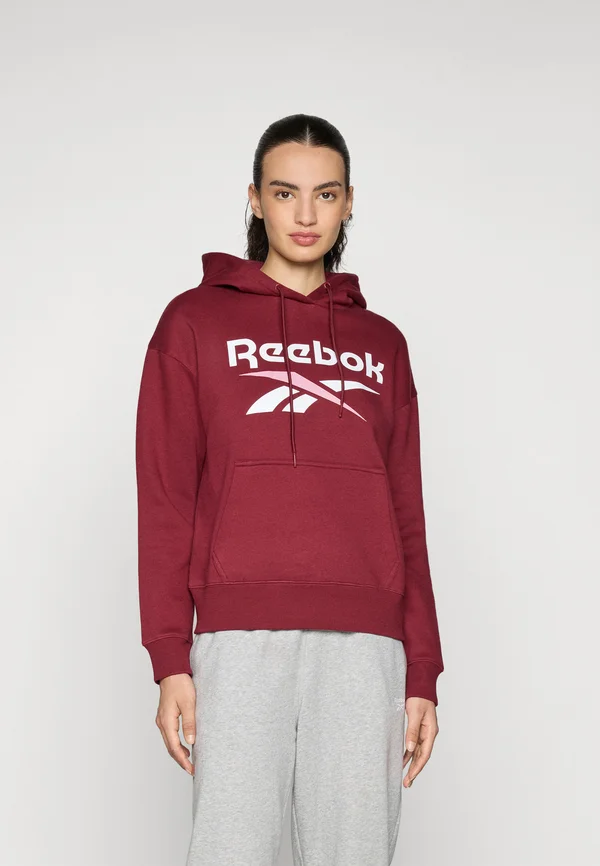 COLOR LOGO HOODIE - Kapuzenpullover - classic burgundy