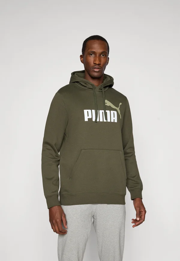 COLOR LOGO HOODIE  - Kapuzenpullover - dark olive