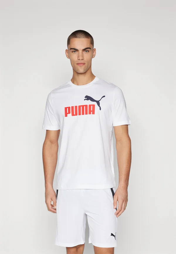 COLOR LOGO TEE - T-Shirt print - white
