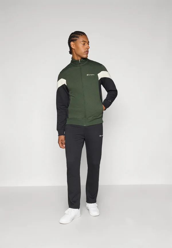 COLORBLOCK SWEATSUIT SET - Trainingsanzug - dark green