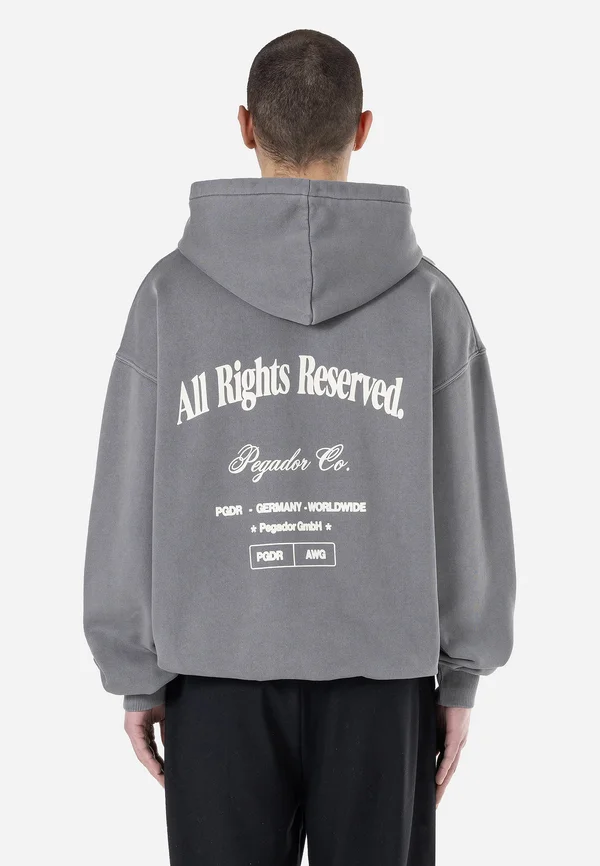 COLSON HOODIE - Kapuzenpullover - vintage grey
