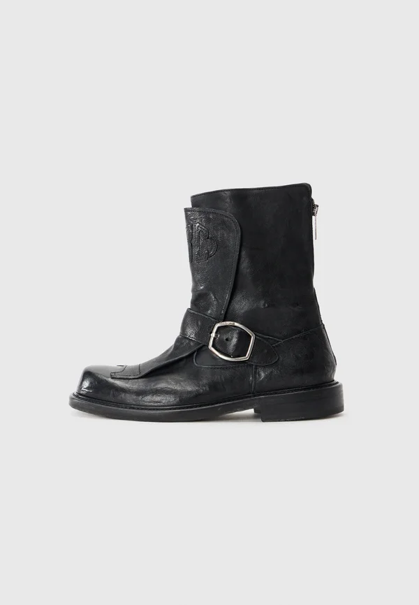 COMBACT - Cowboy-/Bikerstiefelette - black