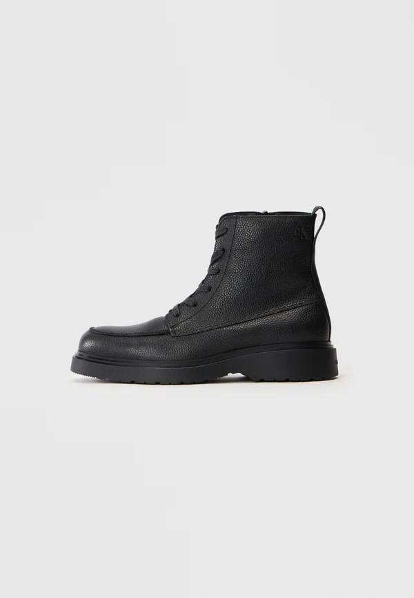 COMBAT APRON - Schnürstiefelette - triple black