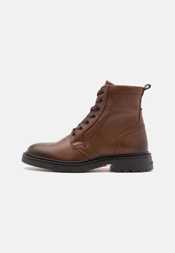 COMFORT BOOT - Schnürstiefelette - winter cognac