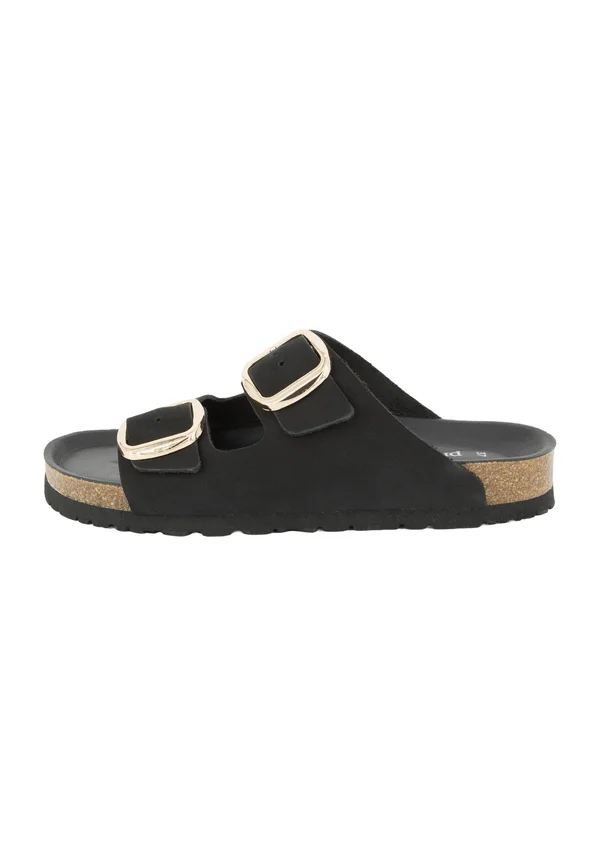 COMFORT - Pantolette flach - schwarz